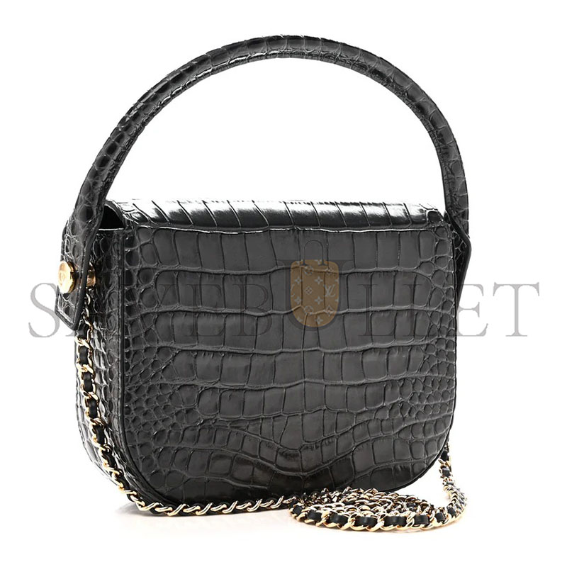 CHANEL MASTER MINI FLAP BAG WITH TOP HANDLE AS6424 (20*16*5cm)